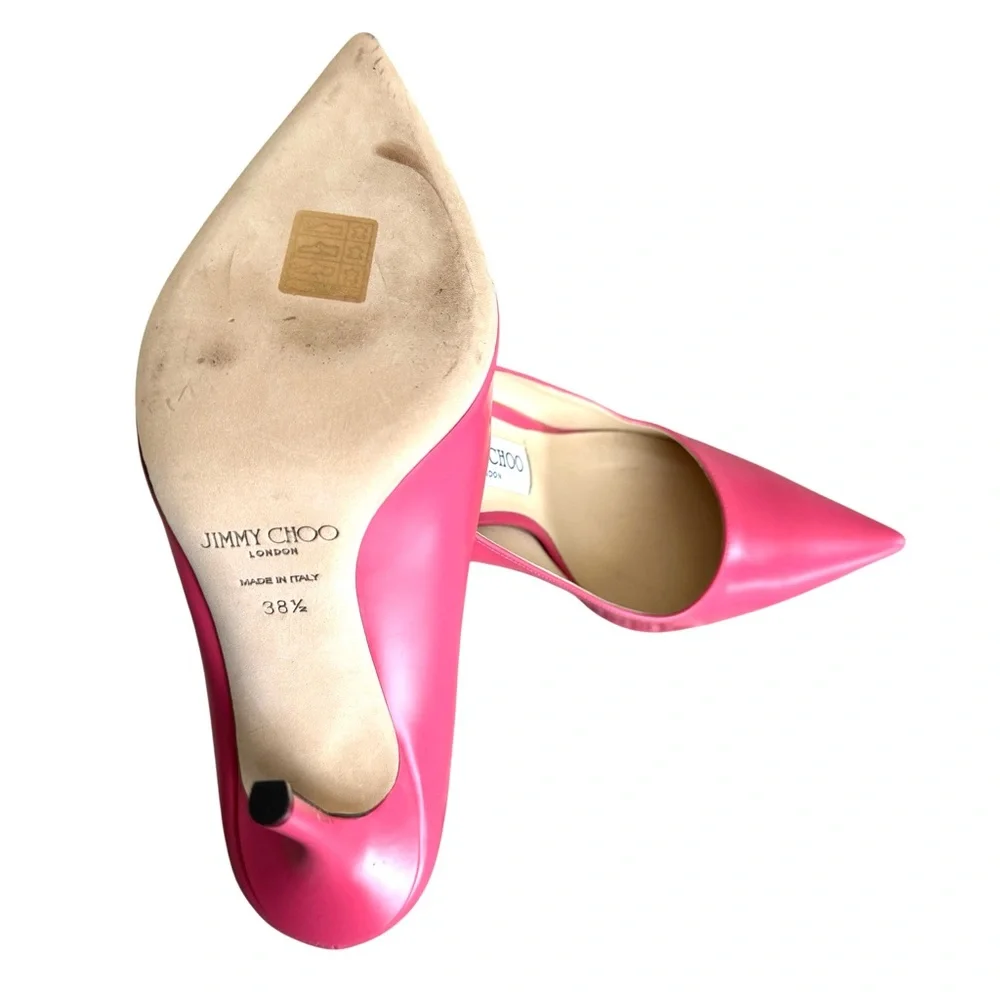 🆕 Jimmy Choo Love 100 Pumps Heels Pink - Picture 12 of 12
